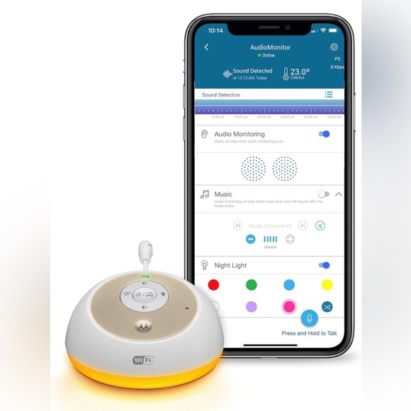 Motorola all in one smart smoother and audio baby monitor - Picture 1 of 6